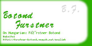 botond furstner business card